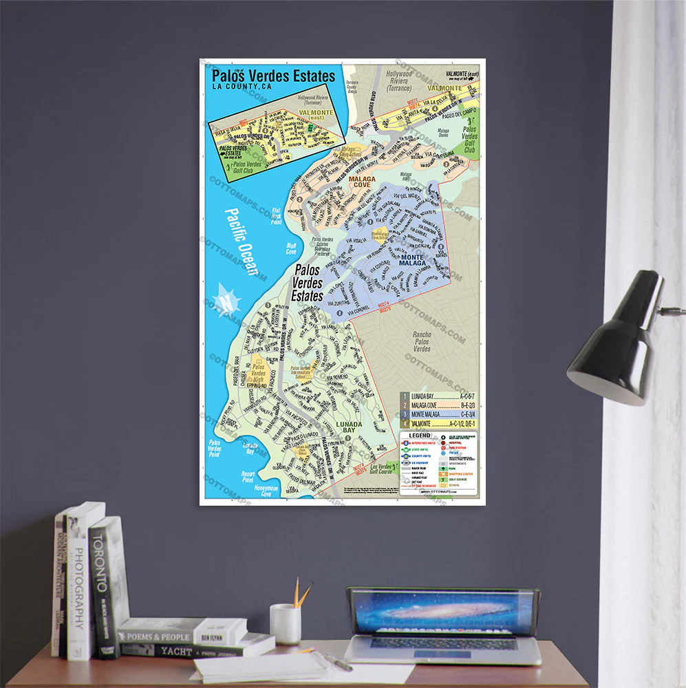 Palos Verdes Estates, Los Angeles County, CA - POSTER PRINTS