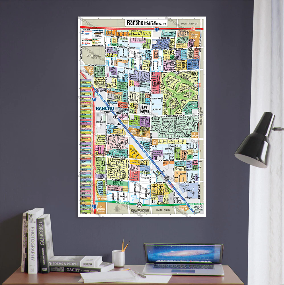 Rancho, Las Vegas, NV - POSTER PRINTS