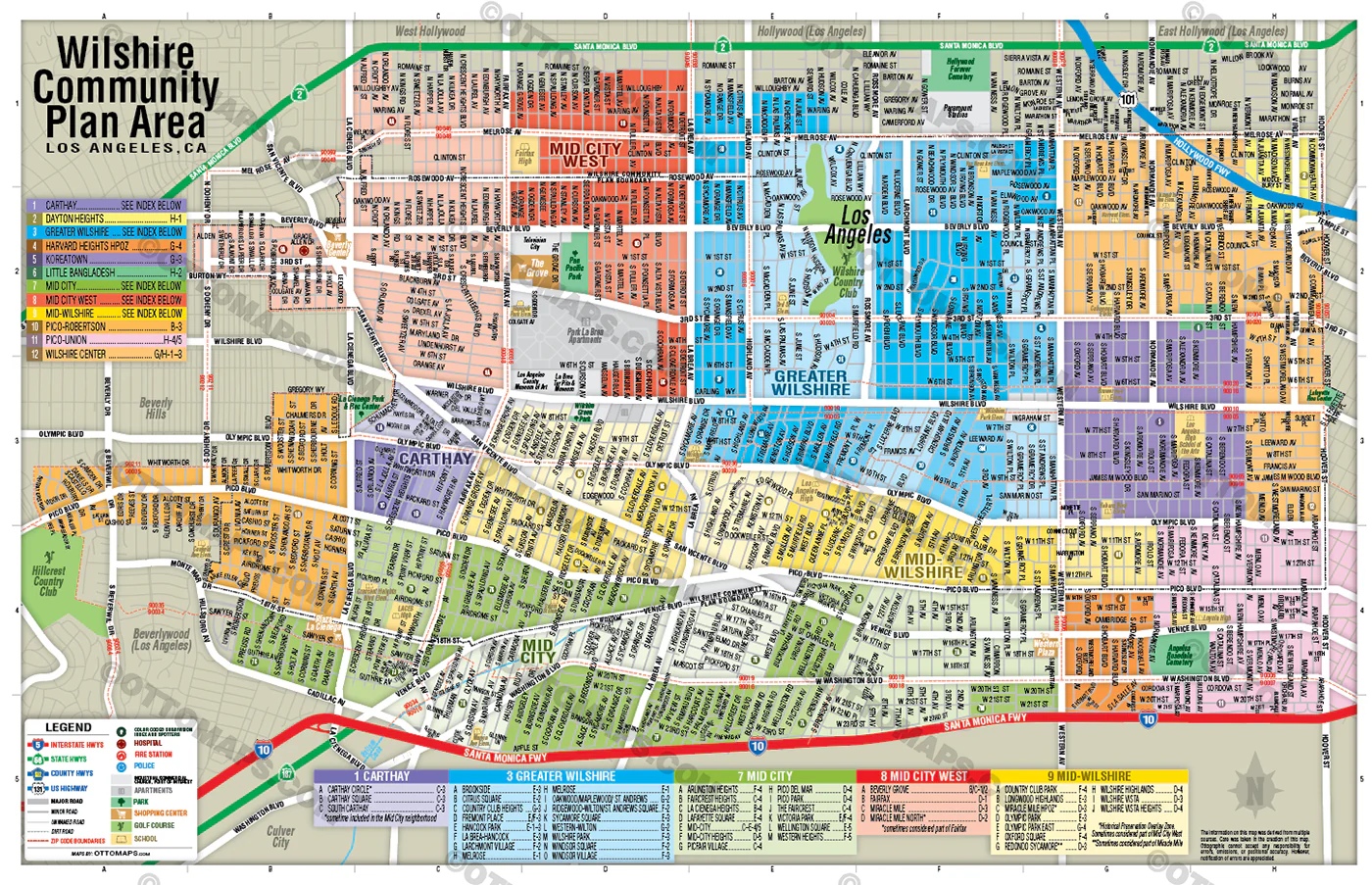 Wilshire Community Plan Map - FILES - PDF and Adobe Illustrator - Image 3